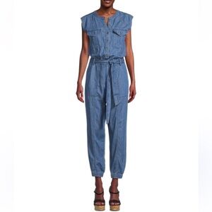 NEW Sofia Lightweight Lux Jumpsuit Blue Denim Size XL